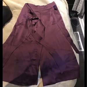 ❗️SOLD❗️AYR side leg culotte pant wrap tie waist